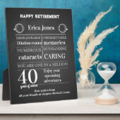 Ophthalmologist retirement gift for boss fotoplatte (Seite)