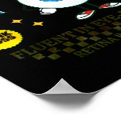 Ophthalmologist Retro Eye Doctor Gift Optometry Nu Poster (Ecke)