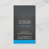 Ophthalmologist Visitenkarte (Rückseite)