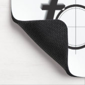 Ophthalmologists setzten Sachen in Fokus ein Mousepad (Ecke)