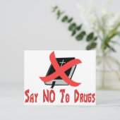 Opiate Religion Postkarte (Stehend Vorderseite)