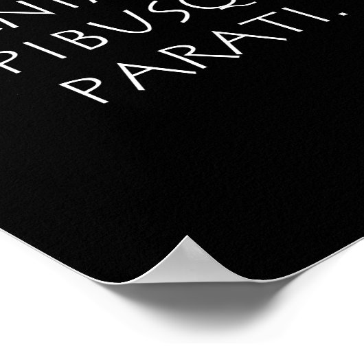 Opibusque-Parati Poster (Ecke)