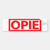 Opie-Briefmarke Autoaufkleber (Vorne)