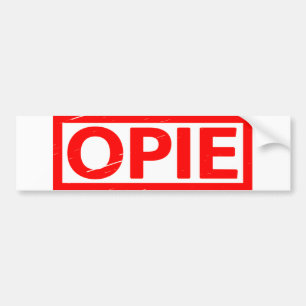Opie-Briefmarke Autoaufkleber