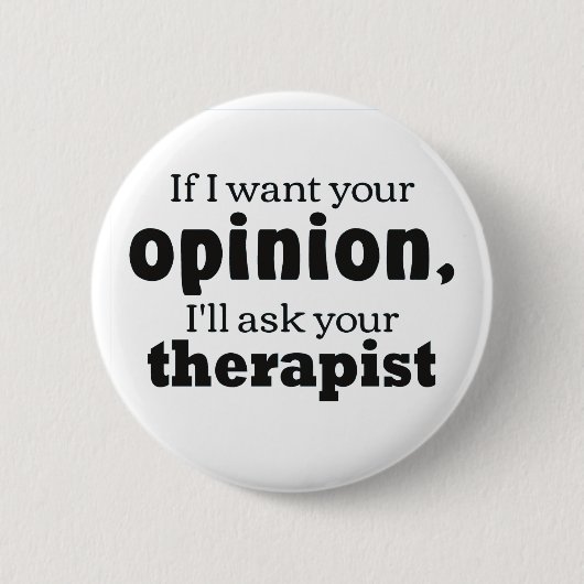 Opinion frag Therapeut Button (Vorderseite)