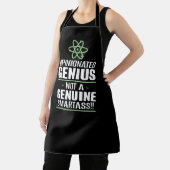 "Opinionated Genius...not a echter Smartass" Schürze (InSitu)