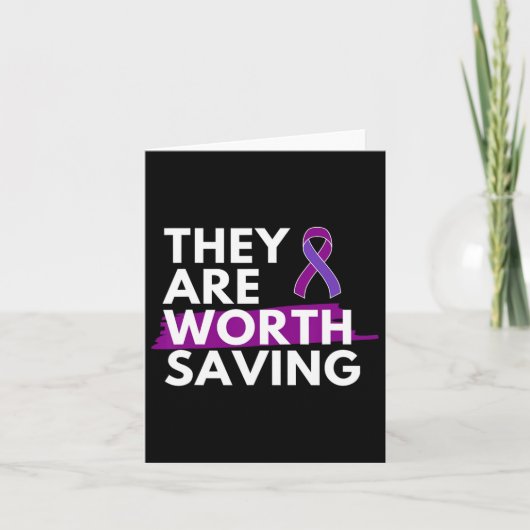 Opioid Bewusstsein Monat verlor Liebe eins zu Über Karte (Vorderseite)