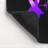 Opioid-Ribbon-Opioid-Überdosierung Bewusstsein Mousepad (Ecke)