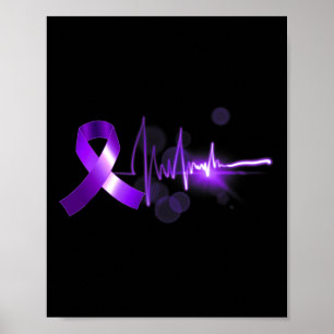 Opioid-Ribbon-Opioid-Überdosierung Bewusstsein Poster