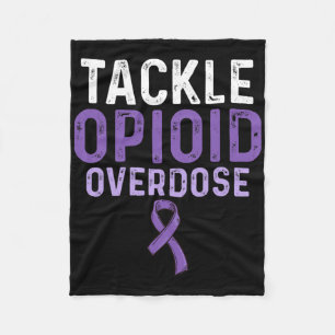 Opioid-Überdosis-Bewusstseins-Krieger Überlebender Fleecedecke