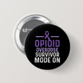 Opioide Überdosierung Sensibilisierung für das Bew Button (Vorne & Hinten)