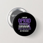 Opioide Überdosierung Sensibilisierung für das Bew Button (Vorne & Hinten)