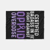 Opioide Überdosierung Sensibilisierung für das Bew Fleecedecke (Vorderseite (Horizontal))