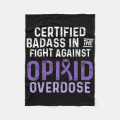 Opioide Überdosierung Sensibilisierung für das Bew Fleecedecke (Vorderseite)