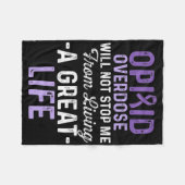 Opioide Überdosierung Sensibilisierung für das Bew Fleecedecke (Vorderseite (Horizontal))