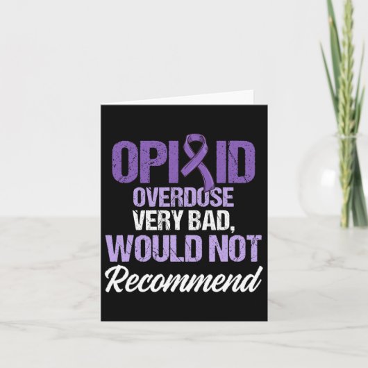 Opioide Überdosierung Sensibilisierung für das Bew Karte (Vorderseite)