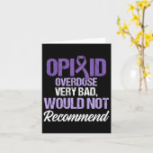 Opioide Überdosierung Sensibilisierung für das Bew Karte (Gelbe Blume)