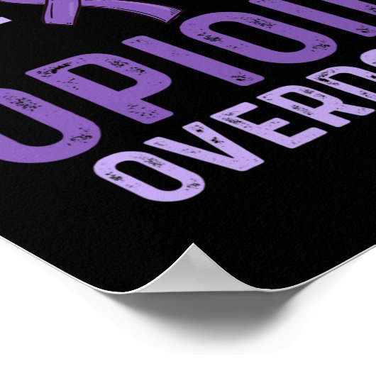 Opioide Überdosierung Sensibilisierung für das Bew Poster (Ecke)