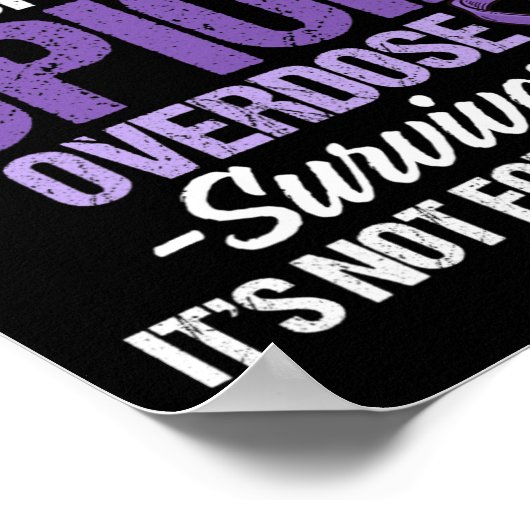Opioide Überdosierung Sensibilisierung für das Bew Poster (Ecke)