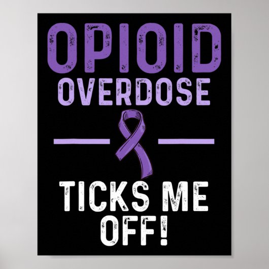 Opioide Überdosierung Sensibilisierung für das Bew Poster (Vorne)