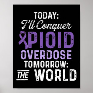 Opioide Überdosierung Sensibilisierung für den War Poster