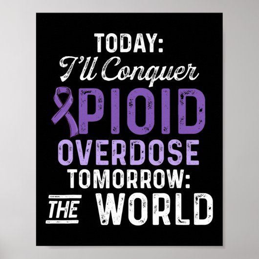 Opioide Überdosierung Sensibilisierung für den War Poster (Vorne)