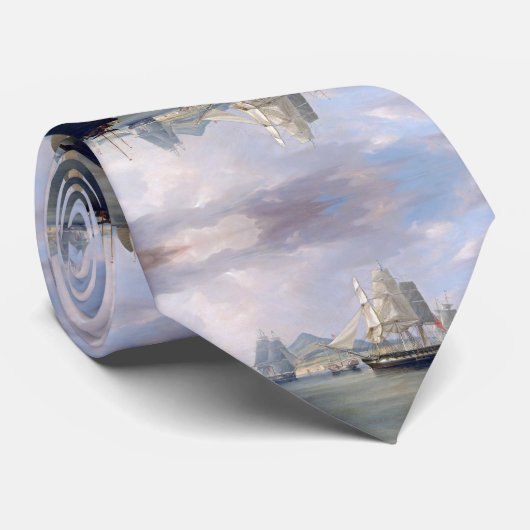 Opium Clipper Ships 1824 Krawatte (Gerollt)
