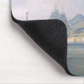 Opium Clipper Ships 1824 Mousepad (Ecke)