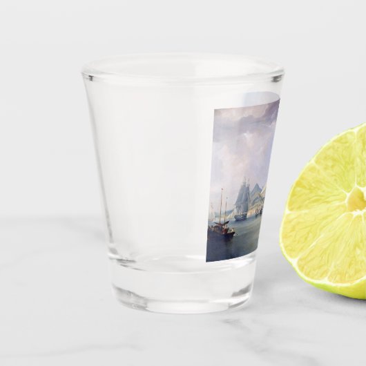 Opium Clipper Ships 1824 Schnapsglas (Links)