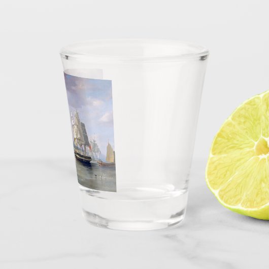 Opium Clipper Ships 1824 Schnapsglas (Rechts)