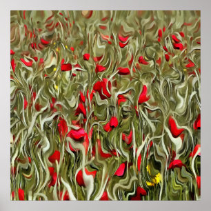 Opium der Masse surrealistische Kunst Poster