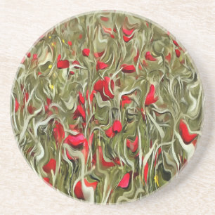 Opium der Masse surrealistische Kunst Untersetzer