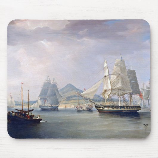 Opiumklipper-Schiffe 1824 Mousepad (Vorne)