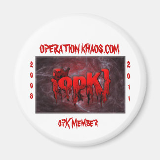 opk Banner, OPERATION KHAOS.COM, opK Member, 20... Magnet