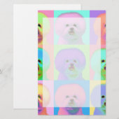 OPkunst - Bichon Frise - Cody Briefpapier (Vorne/Hinten)