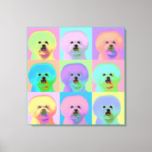 OPkunst - Bichon Frise Leinwanddruck