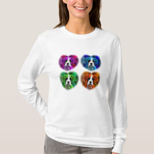 OPkunst-Boxer-Welpen-Hund im T-Shirt