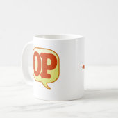 OPlogo-Tasse Kaffeetasse (Vorderseite Links)