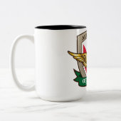 OPM SANG Luftfahrt-Abteilungs-Kaffee-Tasse Zweifarbige Tasse (Links)