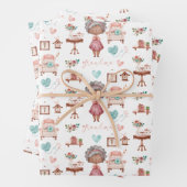 Opma Wrapping Paper Flat Sheet Set 3 Geschenkpapier Set (Beispiel)