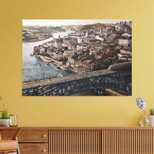 Oporto Leinwanddruck (Insitu (Wohnzimmer))