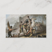 Oporto, 'von den Siegen des Herzogs des Visitenkarte (Rückseite)