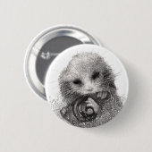 Opossum-Abzeichen Button (Vorne & Hinten)