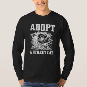 Opossum Adoptiere eine Katze Vintage Possum  2 T-Shirt