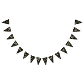 Opossum auf einem Berry-Feld in Schwarz Wimpelkette (Alle)