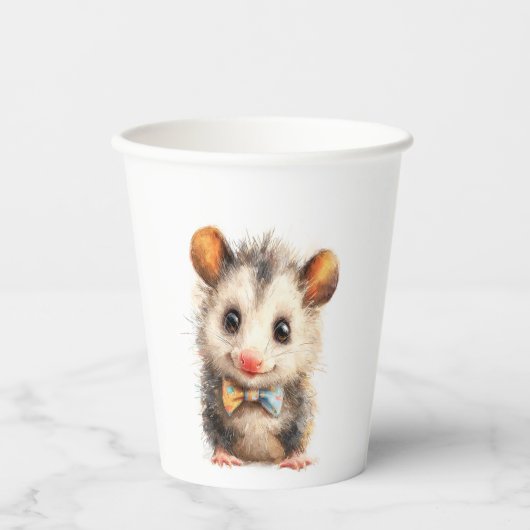 Opossum Birthday • Animal Party Cup Pappbecher (Vorderseite)