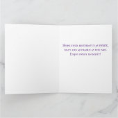 Opossum Birthday Card Karte (Innenseite)