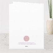 Opossum Birthday Card Karte (Rückseite)