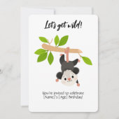 Opossum Birthday Invitation Einladung (Vorderseite)