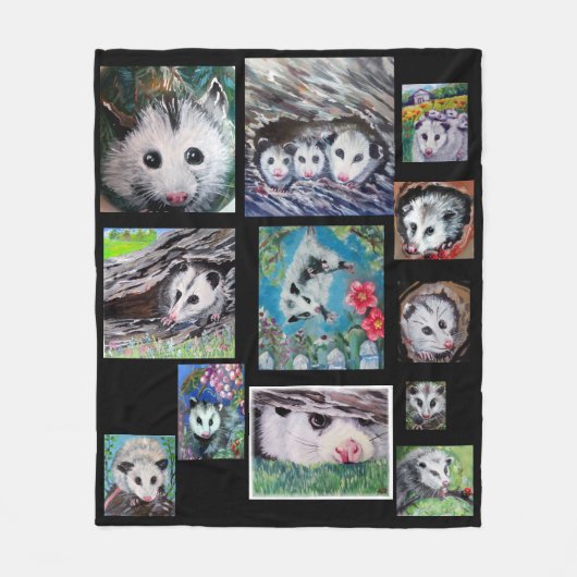 OPOSSUM BLANKET FLEECEDECKE (Vorderseite)